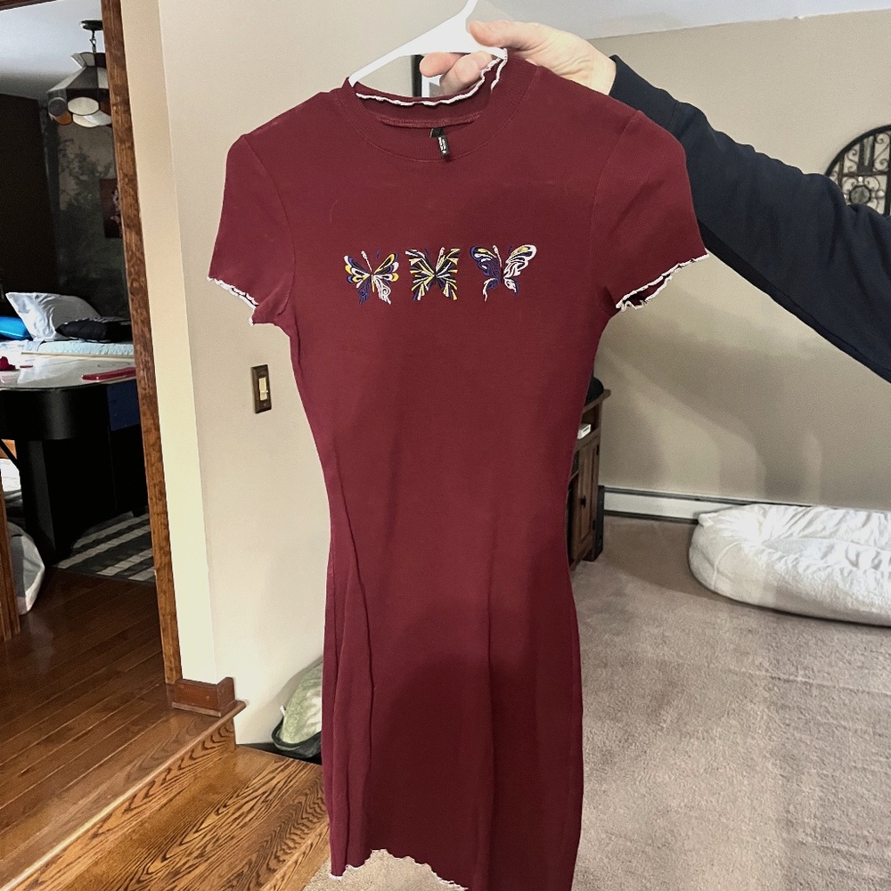 Mini Tight Butterfly Dress